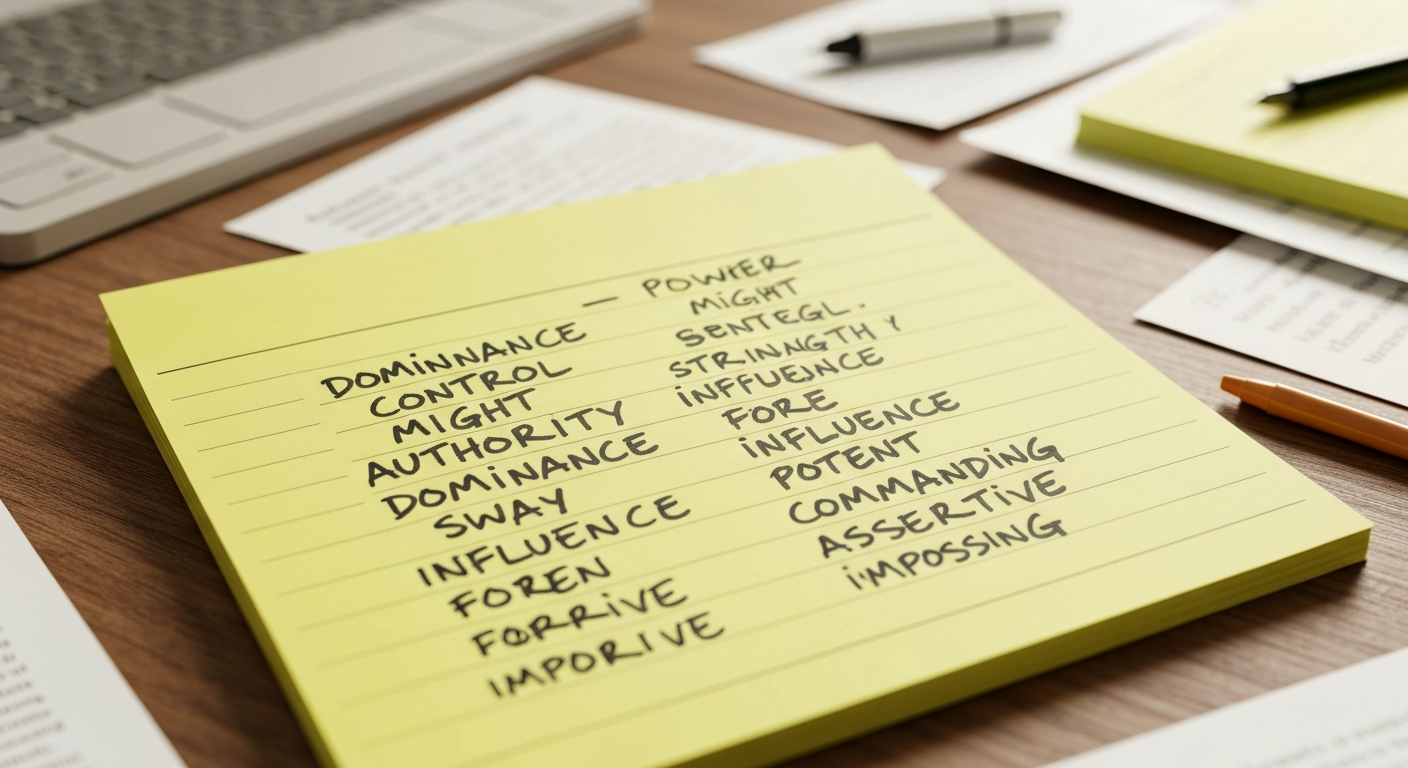 Power Synonym Fun and Easy Words That Mean the Same as “Power