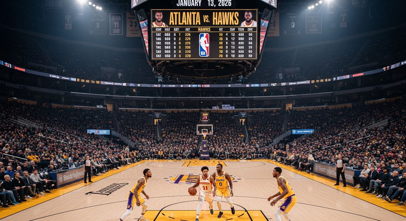 Atlanta Hawks vs Lakers Match Player Stats