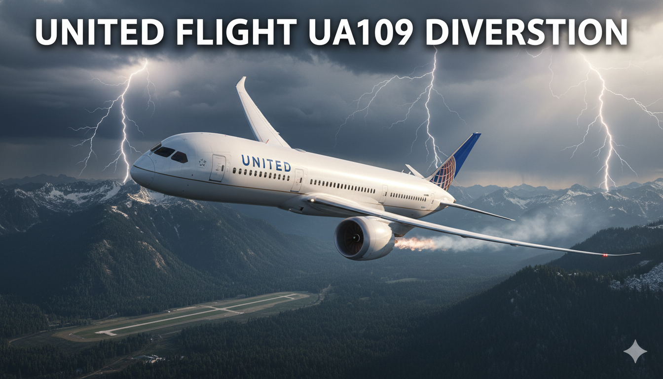 United Flight UA109 Diversion